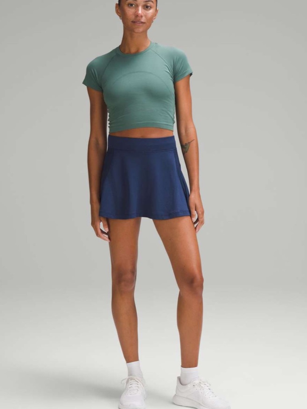 Lululemon Swiftly Tech High-Rise Skirt Tennis Golf Pickleball Skort In Blue Sz 6 - Picture 12 of 12